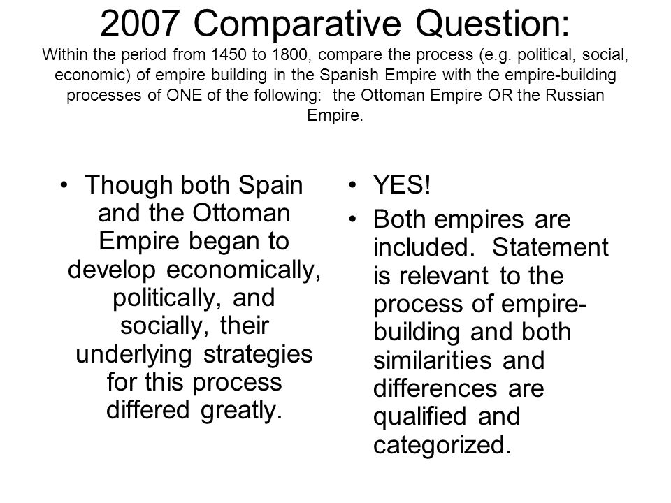 The Social, Economic, and Political Processes of Empire Building in the Spanish and Ottoman Empires